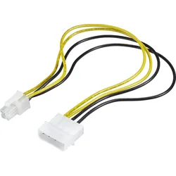Renkforce Strom Anschlusskabel [1x ATX-Stecker 4pol. - 1x IDE-Strom-Stecker 4pol.] 0.30 m RF-4174569