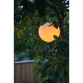 UBBINK Solarleuchte UV-beständig H 23,0 cm Ø 25,0 cm 1x LED Gartenleuchte weiß