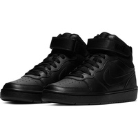 Nike Court Borough Mid 2 Sneaker Kinder black/black-black 36.5