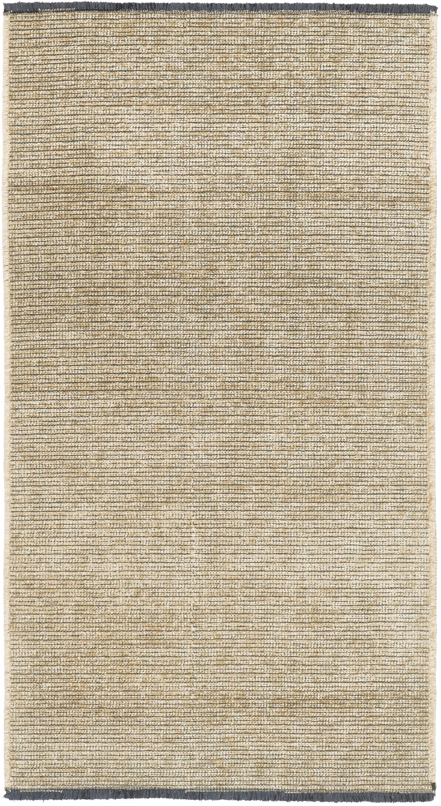 Webteppich Silke 2 in Beige ca. 120x170cm