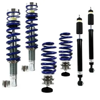 BlueLine Gewindefahrwerk passend für Audi A4 B9 (8W) Avant Quattro VA Federbein Ã 48,6/ 53 mm, Bj. 2015-, nicht für Fahrz. mit elek. Dämpfer