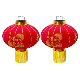 Trango Lampion 2er Pack 50 cm Rot