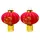 Trango Lampion 2er Pack 50 cm Rot