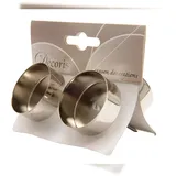 Decoris 4 Teelichthalter zum Stecken mit Dorn Adventskranz Teelichtstecker Kerzenhalter