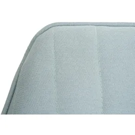 Mendler Esszimmerstuhl HWC-K27 Stoff mint-grün