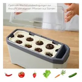 Gusta Garden Tomaten-Power-Set 9-teilig hellgrau