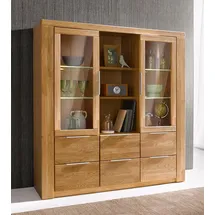 OTTO home Highboard Zara 140 x 40 x 145 cm Braun
