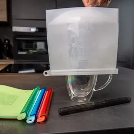 Intirilife 4er-Set Lebensmittelbeutel 1L in Transparent - Gr.: onesize