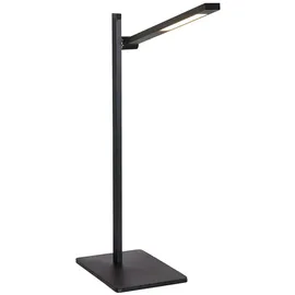 Steinhauer Schreibtischleuchte Tischlampe dimmbar LED Schlafzimmerlampe verstellbar H 70 cm