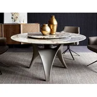 Luxus Esstisch Runde Esszimmer Rund Tisch Material Holz JVmoebel