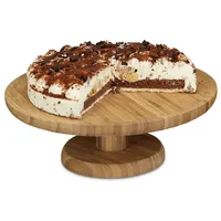 Relaxdays 2 x Tortenplatte rund im Set, 33 cm