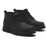 Timberland Mens MID LACE UP WATERPROOF CHUKKA Boot blk full grain) 9