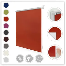 Lichtblick Thermo-Rollo Klemmfix 90 x 220 cm terracotta