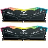 Team TeamGroup T-Force DELTA RGB schwarz DIMM Kit 32GB, DDR5-7200, CL34-42-42-84, on-die ECC (FF3D532G7200HC34ADC01)