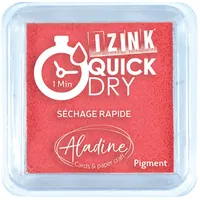 Buttinette Aladine 19532 Izink Quick Dry Stempelkissen, rot, 5
