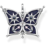 Thomas Sabo Anhänger Schmetterling Stern und Mond aus 925 Sterlingsilber, Maße: 2,4cm x 3cm, PE929-945-7