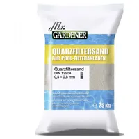 Mr. Gardener Filtersand 0,4-0,8 mm 25 kg