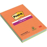Post-it Super Sticky Haftnotizen extrastark 46453SSA farbsortiert, 3 Blöcke