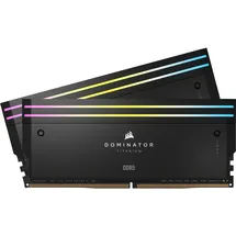Corsair Dominator Titanium RGB DDR5 RAM 48GB (2x24GB) Bis zu 6000MHz CL30 Intel XMP 3.0 Desktop-Arbeitsspeicher – schwarz