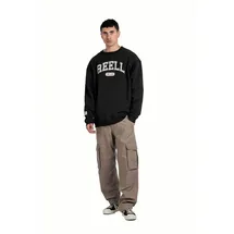 Reell Team Crewneck Sweatjacke Herren Schwarz M