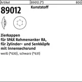 SPAX Kappe R 89012 sw Ku. sw 500 Stück SPAX