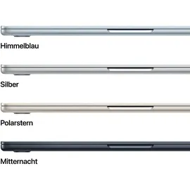 Apple MacBook Air M4 2025 13'' 16 GB RAM 256 GB SSD 8-Core GPU Mitternacht