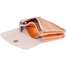 CASPAR Geldbörse klein roségold metallic