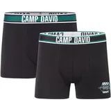 Camp David Boxershorts race black L 2er Pack