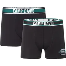 Camp David Boxershorts race black L 2er Pack