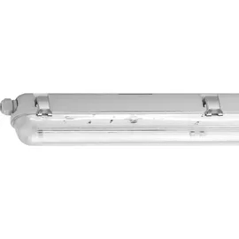 LEDINO Wannenleuchte 1 LED grau Glas IP65