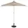 Mendler Parla 285 x 145 cm creme halbrund Gestell Alu inkl. Ständer