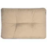 Beautissu Rückenkissen 50 x 40 x 12 cm beige 1 St.