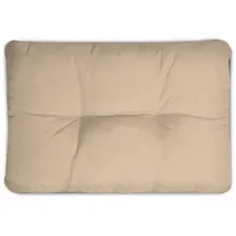 Beautissu Rückenkissen 50 x 40 x 12 cm beige 1 St.