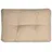 Beautissu Rückenkissen 50 x 40 x 12 cm beige 1 St.
