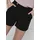 Jdy "JDYGEGGO SHORTS JRS NOOS", Damen, Gr. M (38), N-Gr, schwarz (schwarz detail:schwarz button), Jersey, Obermaterial: 95% Polyester, 5% Elasthan, unifarben, regular fit kurz, Hosen Shorts
