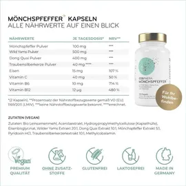 Cosphera Mönchspfeffer Kapseln 120 St.