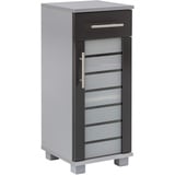 Schildmeyer Niko Seitenschrank 113292, silber glanz-anthrazit glanz, 30,3/32,6/75,3 cm