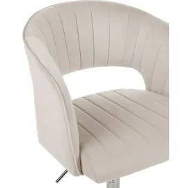 Beliani Katonah Samt Hellbeige