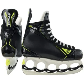 GRAF Super G 103 V4 Skate mit T-Blade System Modell 2020 Inclusive Kufenschoner, Größe:6 = 39 1/2