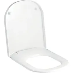 Geberit WC-Sitz 572140000 weiß, Befestigung von unten, Scharniere Edelstahl