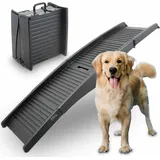 Hunderampe Hunde Einstiegshilfe Autorampe Hundetreppe Hundetransport Klappbar Faltbar aus Kunststoff - Bituxx