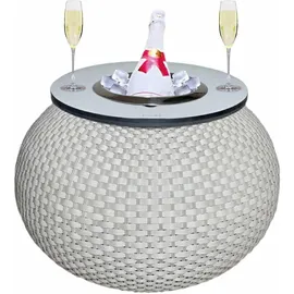 cootab cooler table 3-in-1 Loungetisch mit Edelstahl-Kühler Milano 40 cm