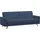 exxpo - sofa fashion 3-Sitzer EXXPO - SOFA FASHION "Samso, elegant und bequem, aktueller Cord Bezug, Kippcouch", blau (navy), B:222cm H:89cm T:93cm, 100% PES, Sofas, hochwertige Verarbeitung, Schlafsofa inkl. Bettfunktion und Bettkasten