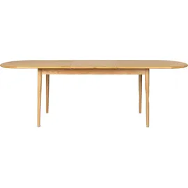 ZUIVER Twist 185/240 x 76 x 90 cm oval Eiche beige