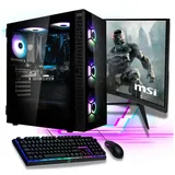 Meinpc Set mit Ryzen 7 und RTX 5060 2K TFT Gaming-PC-Komplettsystem (27", AMD Ryzen 7 5700X, RTX 5060, 32 GB RAM, 1000 GB SSD, Gamer, Gaming, RGB) 32 GB | 1000 GB