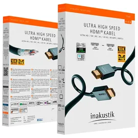 in-akustik HDMI-Kabel Star II 2.1 3 m Schwarz