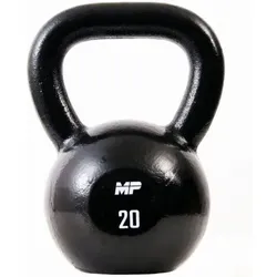 Kettlebell aus Gusseisen - Schwarz - 20 kg SCHWARZ 20kg