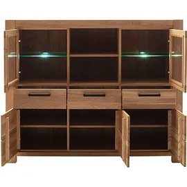 MCA living Silias Highboard 172 x 140 x 45 cm Beige