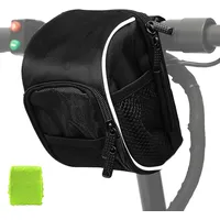 1x Fahrradlenkertasche, 1,5-liter-tasche Für Elektroroller Mit Regenschutz Für Fahrräder, Roller, Elektrofahrzeuge, Fahrradkorb Vorne