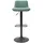 miliboo Barhocker Stoff blassgrün 2er Set